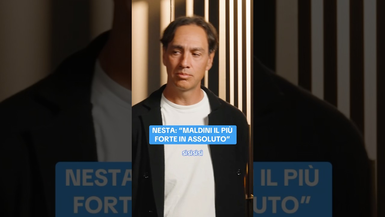Paolo Maldini &egrave; stato semplicemente il migliore di tutti: parola di Alessandro Nesta