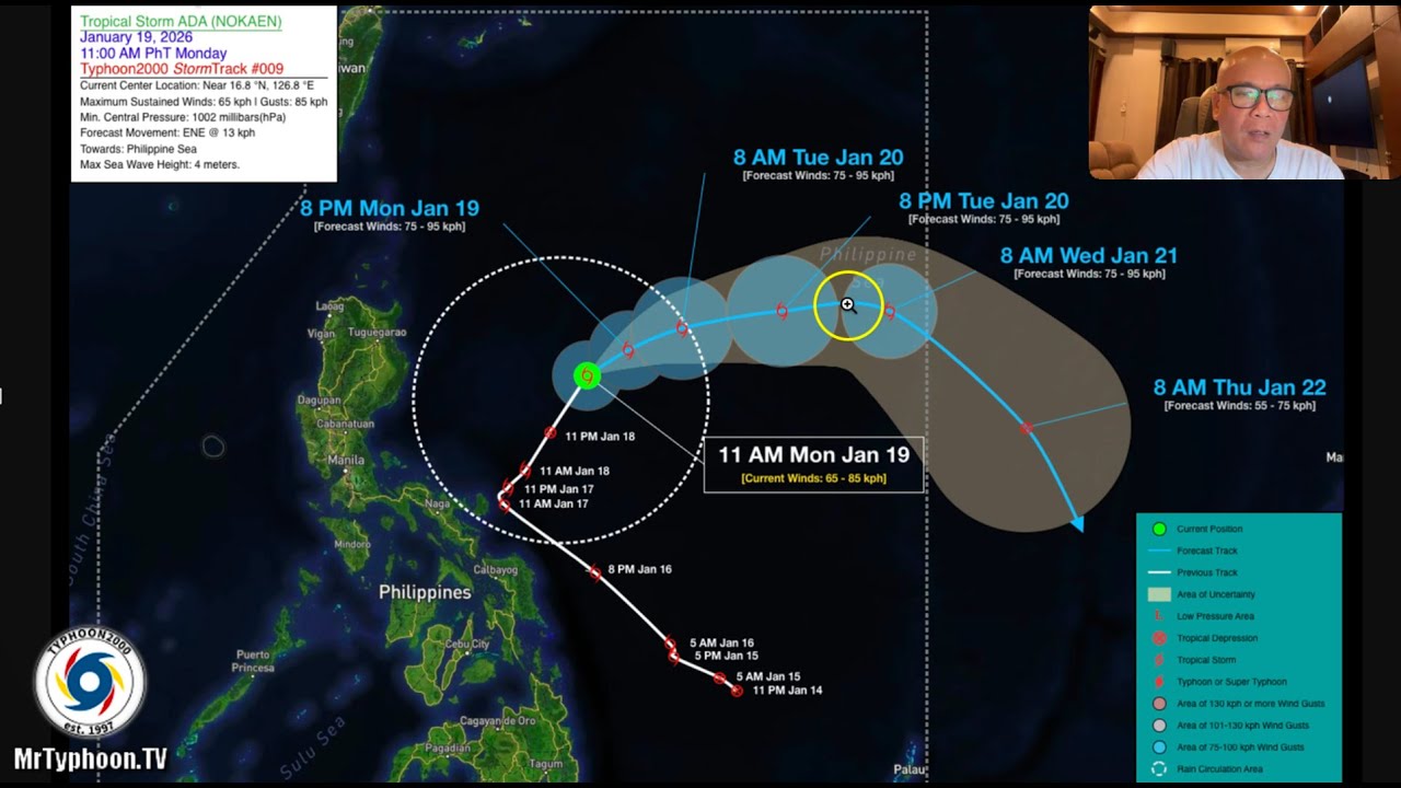 TS ADA (NOKAEN) Final Update - Lunes ng Gabi, 01/19/26 (Tagalog Ver)