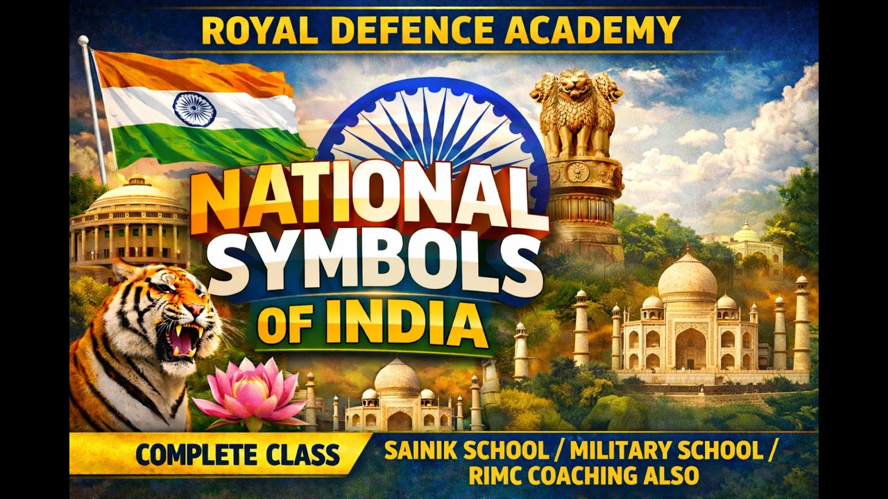 NATIONAL SYMBOL OF INDIA  | RMS | AISSEE | RIMC | All Competition Exam | #aissee #rms #rimc