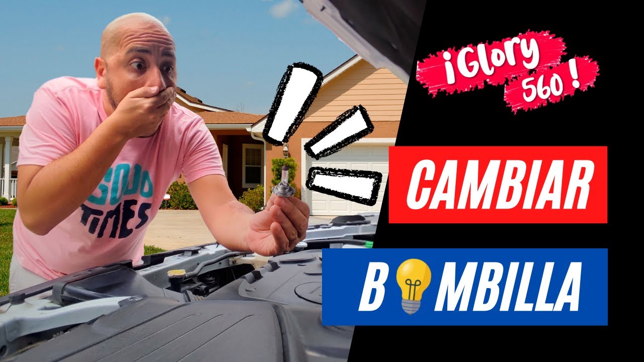 Cómo cambiar la bombilla (foco) 💡💡💡💡💡 #glory #halogeno #led #h7 #suv #chino #camioneta