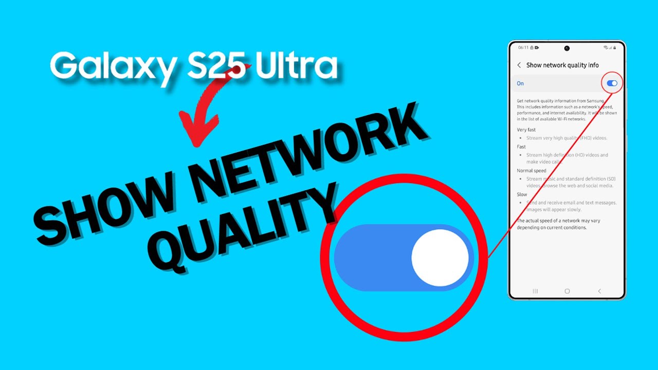 📌 Как отобразить или скрыть информацию о качестве сети Wi-Fi | Samsung Galaxy S25 Ultra