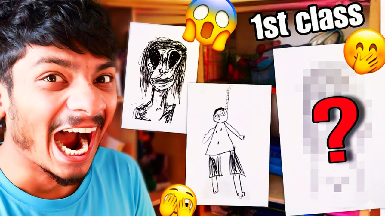 I found my UNREVEALED Deep STORY Drawings of my Class - 1st , 2nd , 3rd 😱 After 22 YEARS