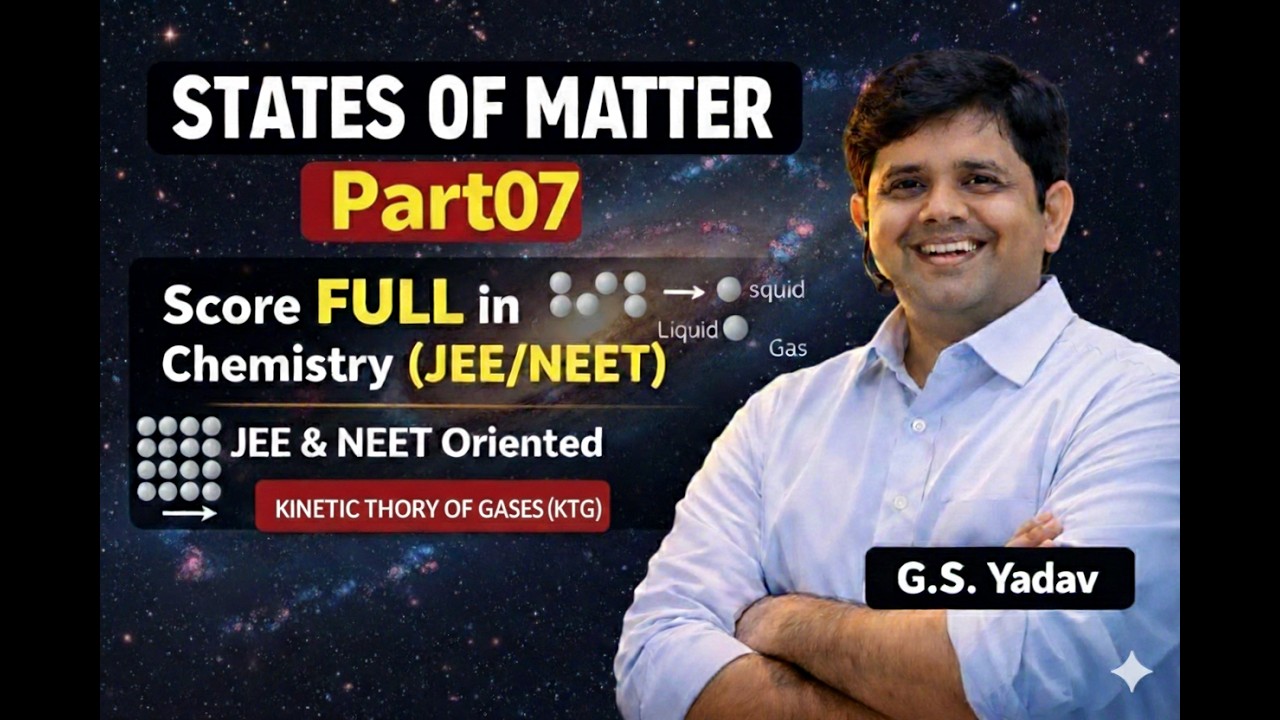 States of Matter-07 || Diffussion Law ||  Kinetic Theory of Gases (KTG) || PYQS