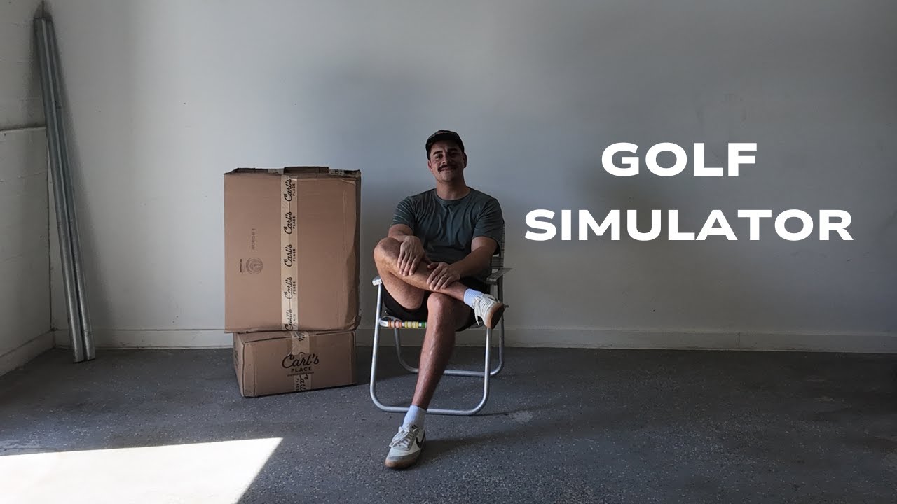 I Built a Golf Simulator in My Garage!