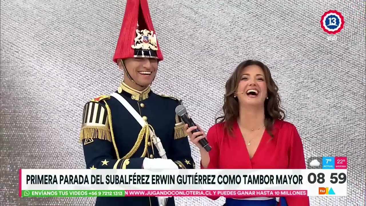 Así se prepara el Tambor Mayor del Ejercito de Chile para la Parada Militar 2024 | Tu Día | Canal 13