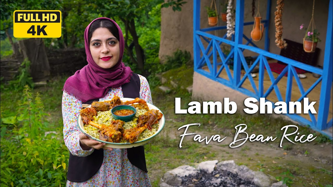 Cooking Persian Lamb Shank In the Village of IRAN | Village Lifestyle of IRAN | Rural Cuisine