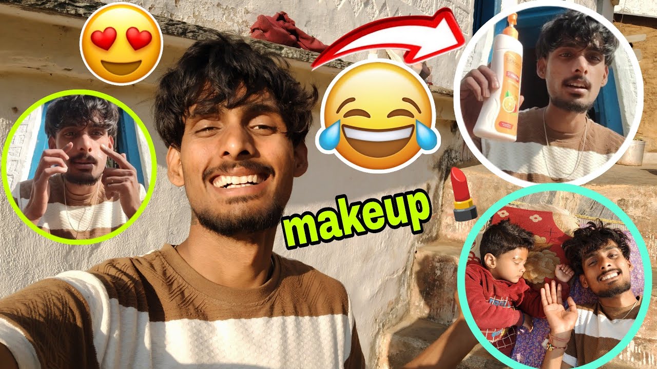 Khud ka makeup Kar Diya 😅