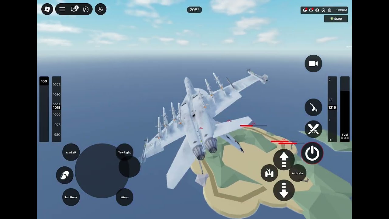 Flying Over Forbidden Air Space And Escaping In Aircraft Carrier
