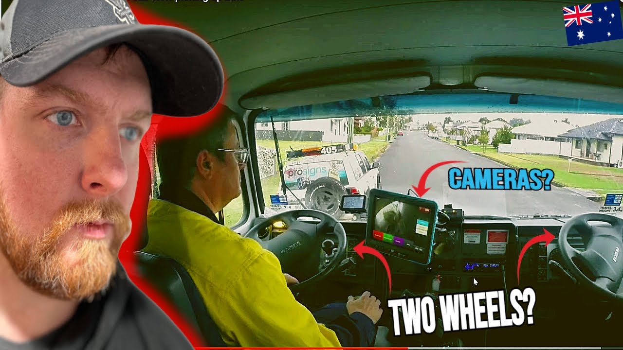 Australian Garbage Trucks Are Interesting! POV Drive & Garbage Pickup