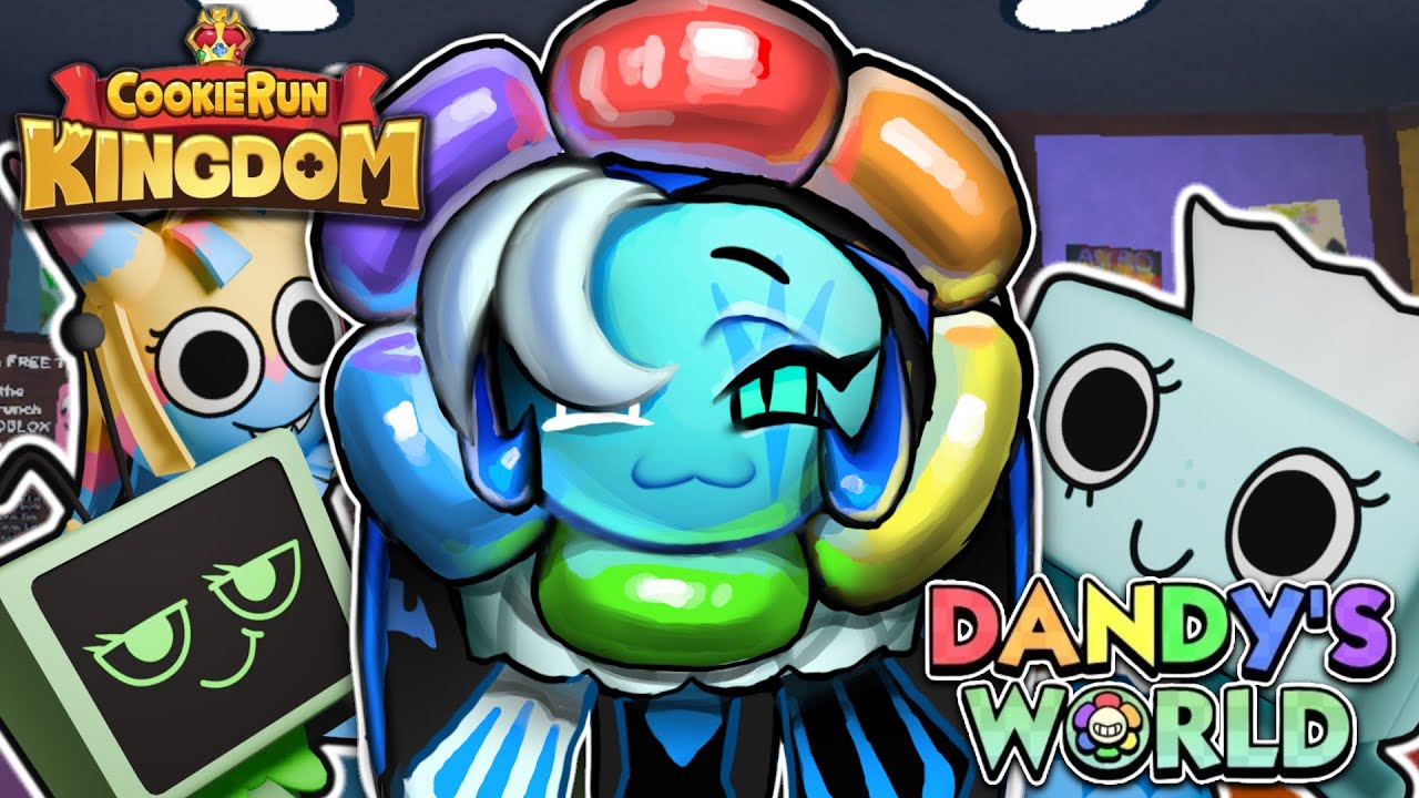 Shadow milk cookie in Dandy’s world?! [ANIMATION] DANDY’S WORLD X COOKIE RUN KINGDOM