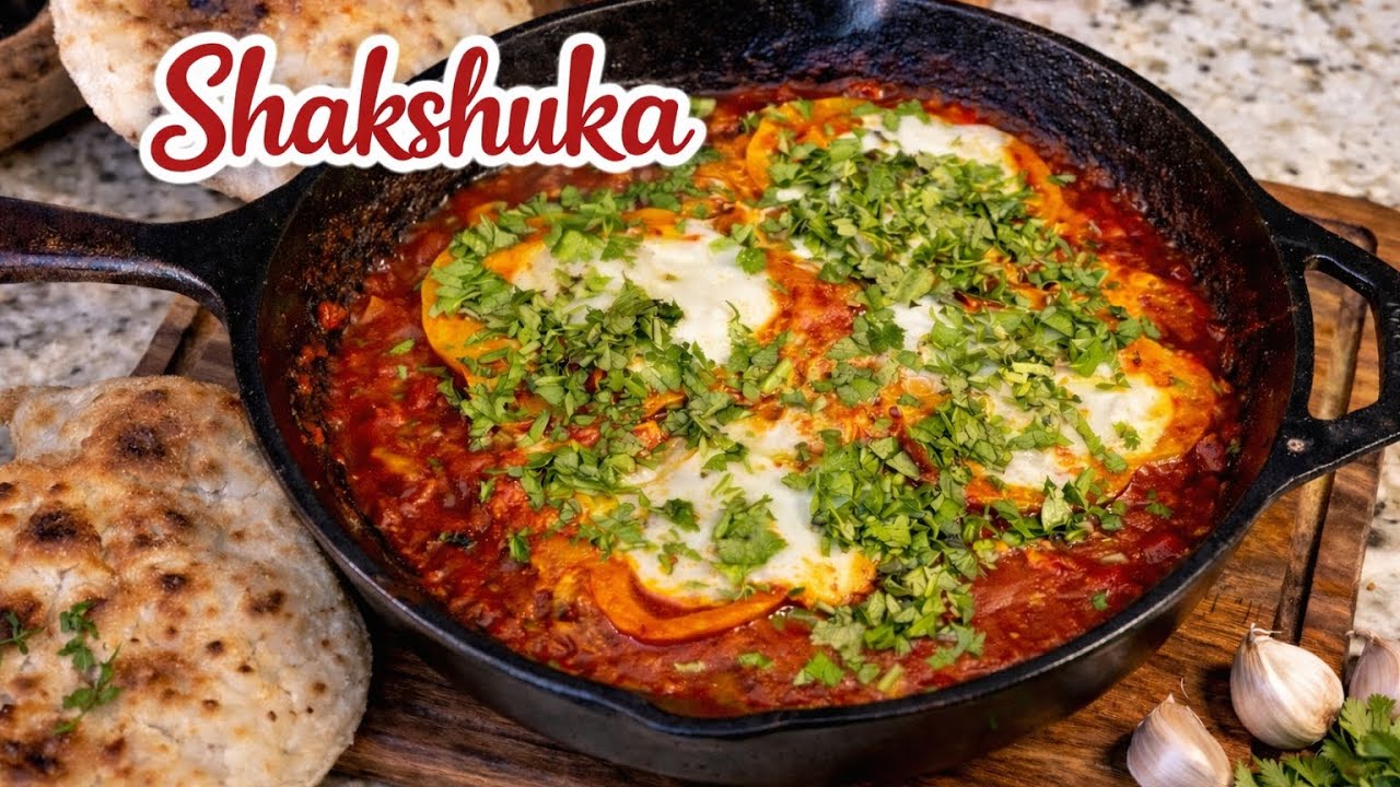 SHAKSHUKA  like never before 🍳🍅🌶️