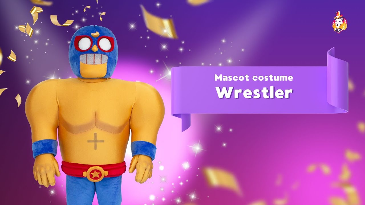 Wrestler Mascot Costume