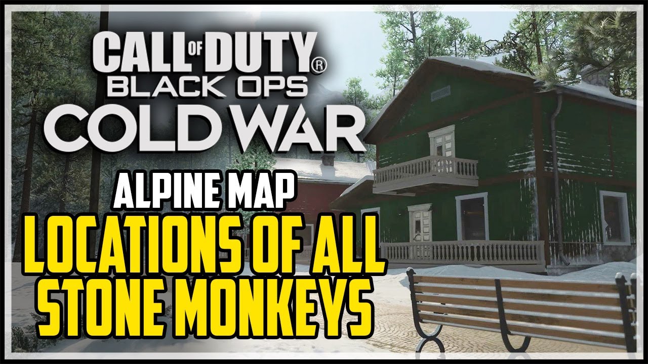 Alpine All Monkey Locations Black Ops Cold War