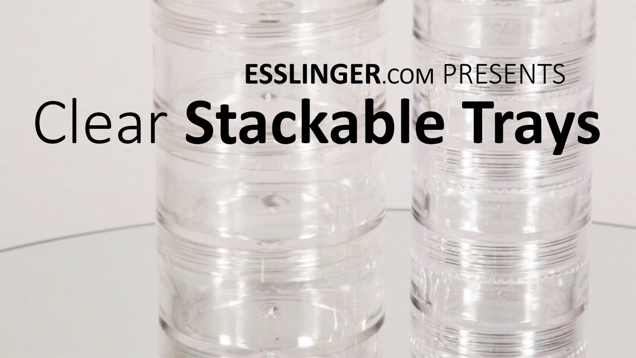 Small Parts Storage Threaded Compartment Trays Stackable Small Parts Containers
