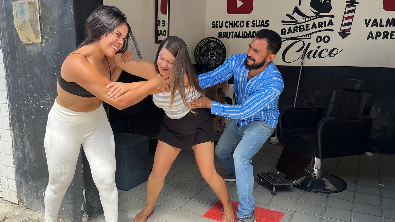 Raquel e a confusão no salão de Chico com Ternurinha 