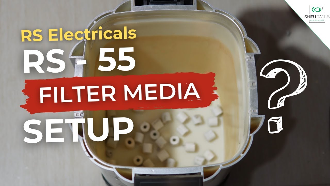 RS Electrical Canister Filter SETUP (Step by Step) - RS 55 Canister Filter Media Layers