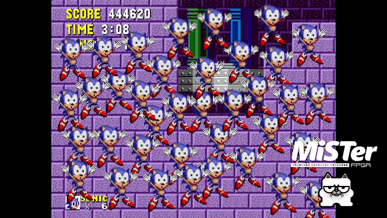 Sonic Multi (Hack) - SEGA Genesis [MiSTer FPGA]