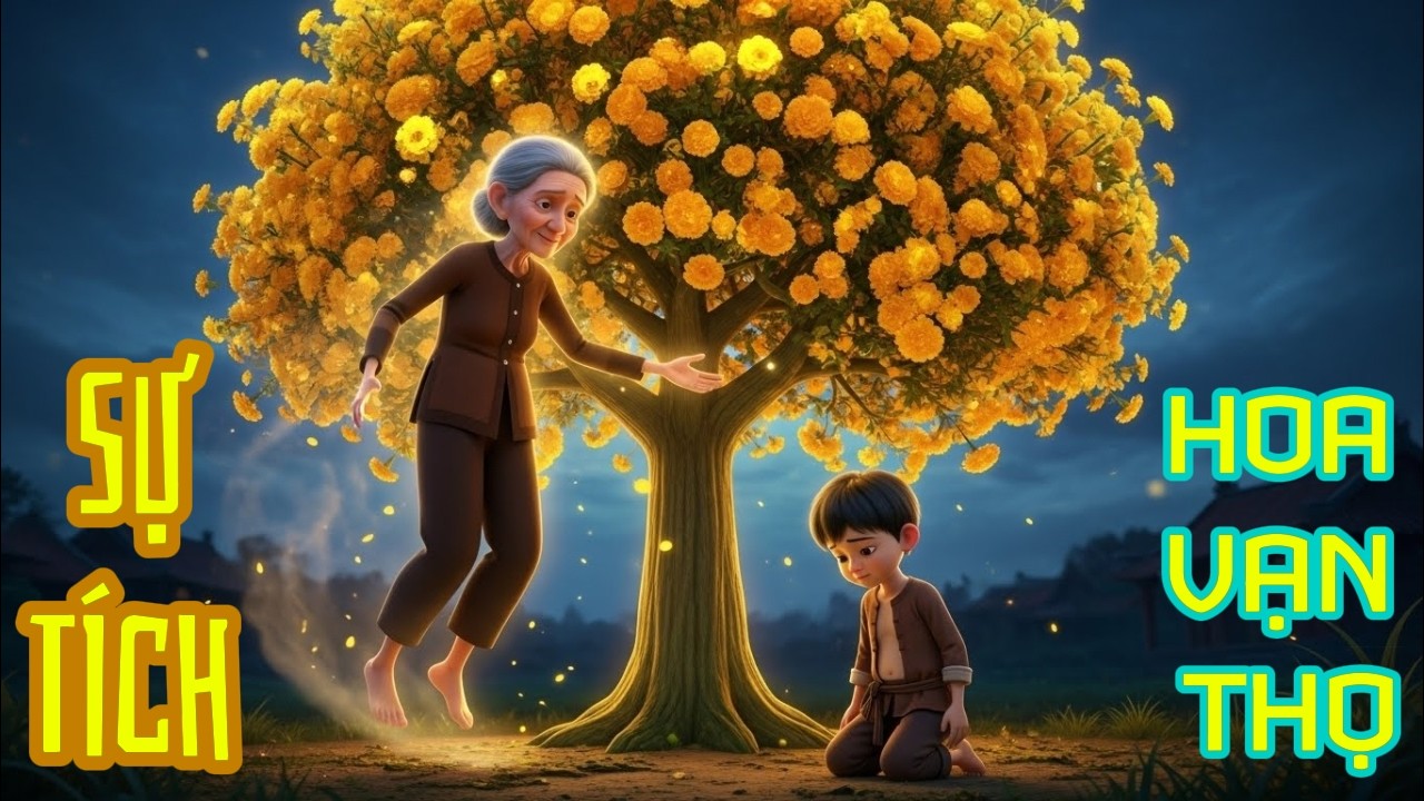Sự Tích Hoa Vạn Thọ 🌼 | Truyện Cổ Tích Việt Nam Cảm Động | Phim Hoạt Hình 3D