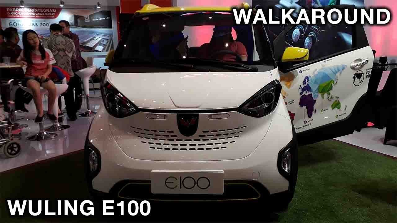 Wuling E100 (Baojun E100) - Exterior & Interior Walkaround | #GIIASSurabaya2018