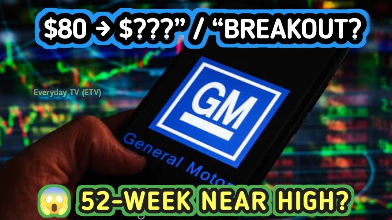 GM STOCK BREAKOUT? 🚗 $80+ Rally Near 52-Week HIGH | General Motors (GM) Stock Price | GM Share Price