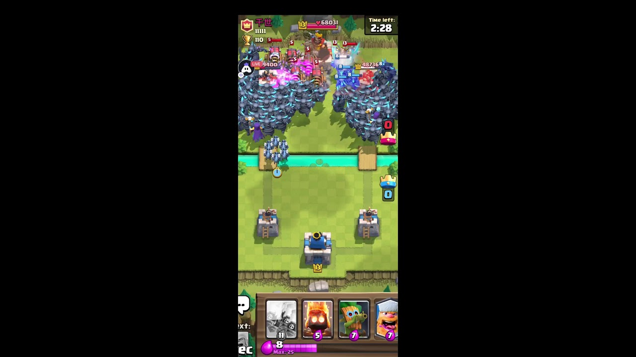 Live Trolling 🔴: in the game #ClashRoyale #shortsvideo
