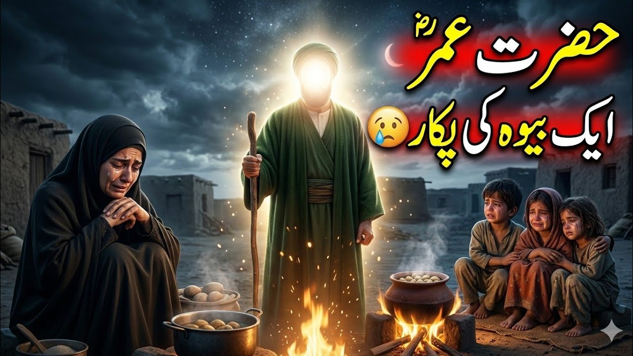 Jab Bachche Bhook Se Ro Rahe The&hellip; Umar ibn al-Khattab (RA) Ne Jo Kiya, Dil Ro Padega 😢|Islamic Story