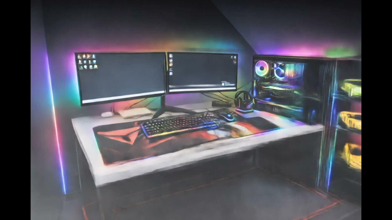 peinture de mon setup actuel