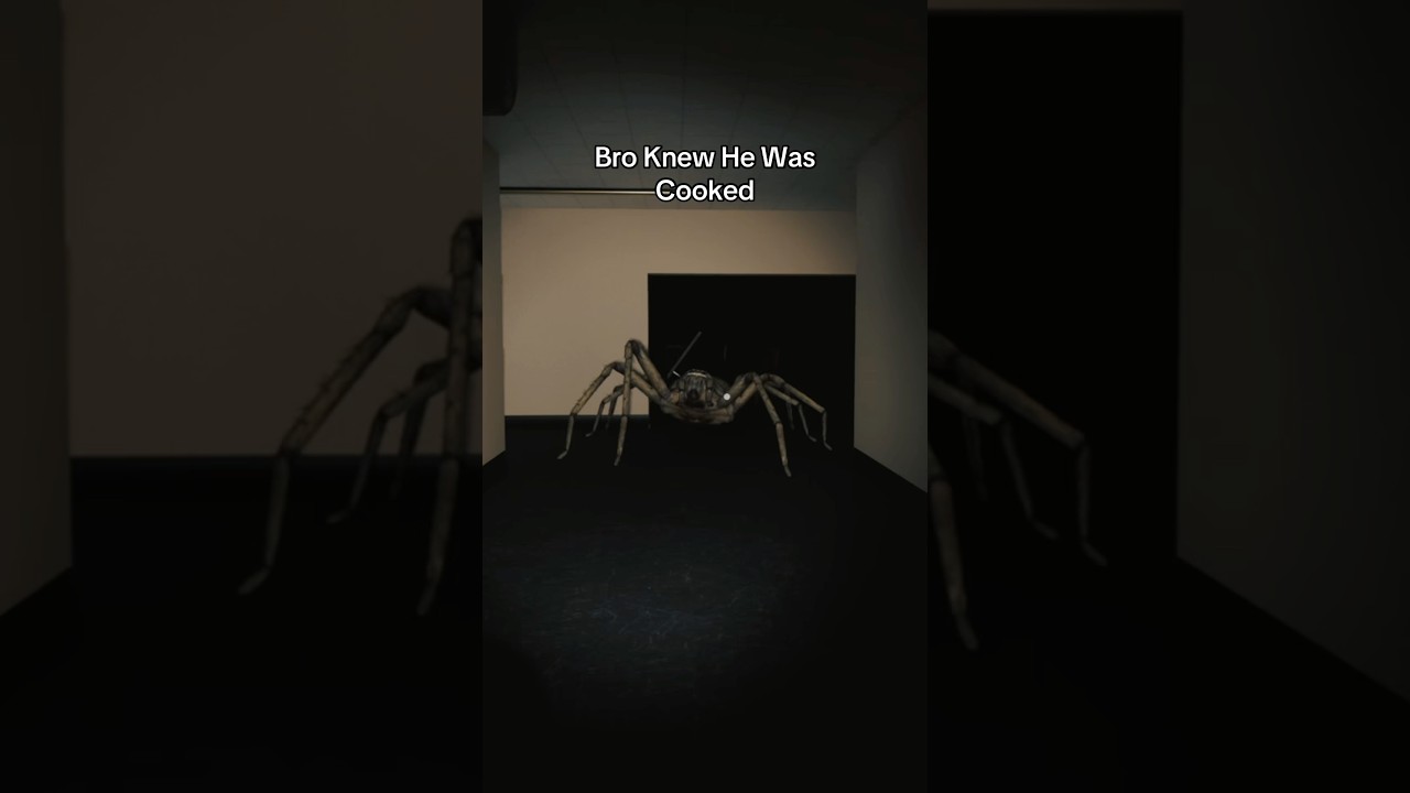 Giant spider?! Nah I&rsquo;m out ✌️😭 #indiehorrorgame #horrorgames #scarygames #nem #nemmy