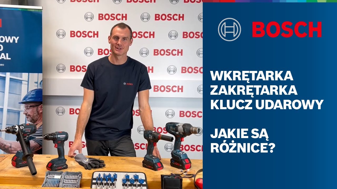 Czym się r&oacute;żni wkrętarka od zakrętarki? Szkolenie produktowe Bosch Professional