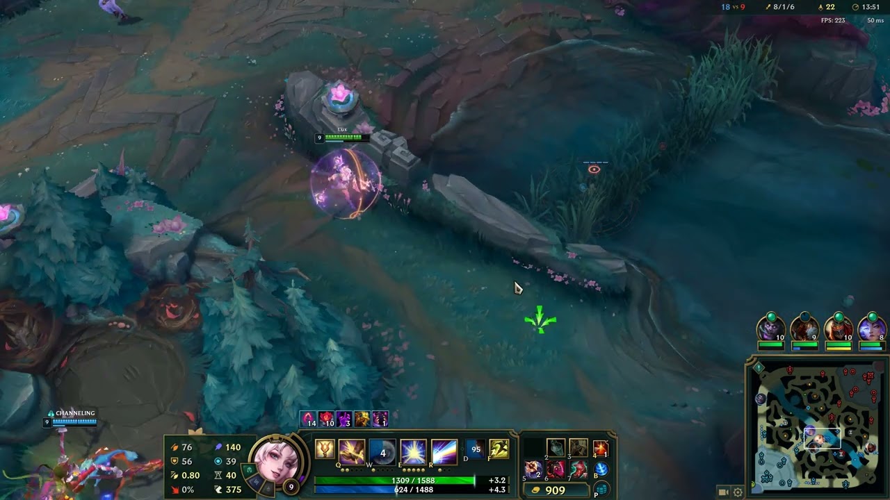 League of Legends - Lux Support Carry OP Dark Harvest