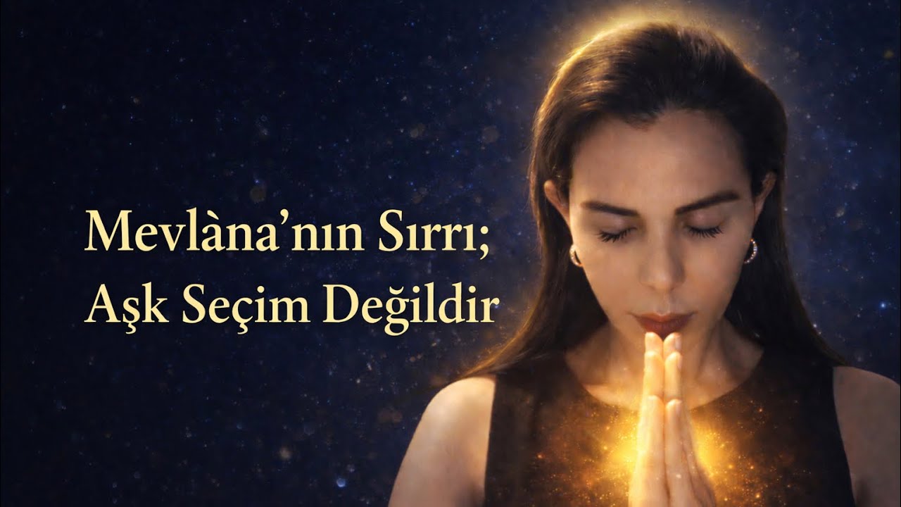 Mevlânâ’nın Sırrı: Aşk Seçim Değildir♥️