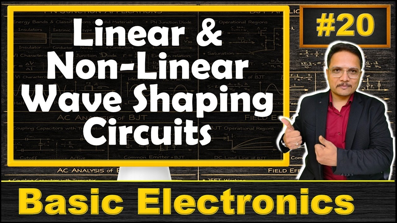 Linear and Non-Linear Wave Shaping Circuit (Basics, Components, VI Relationship & Example) Explained
