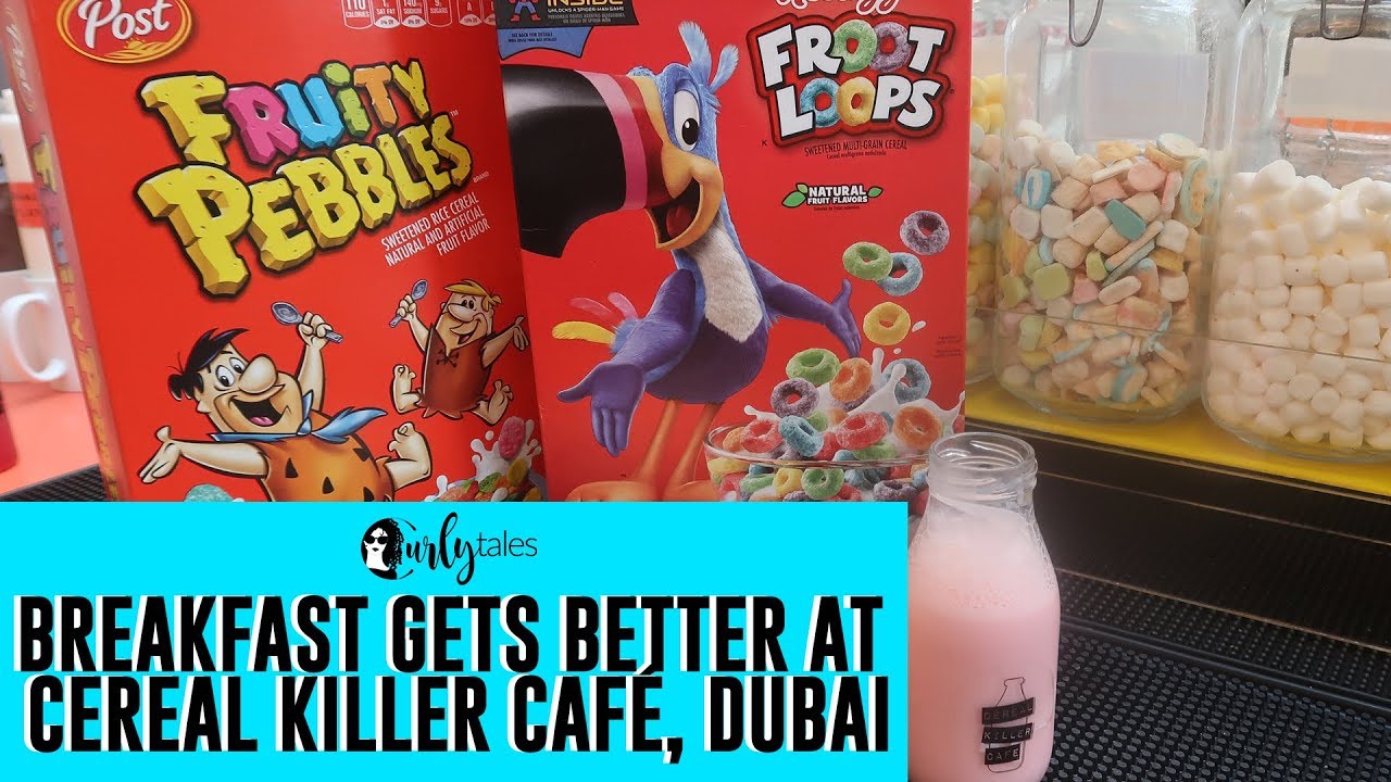 Breakfast On Bed At The Cereal Killer Café In Dubai Mall | Curly Tales