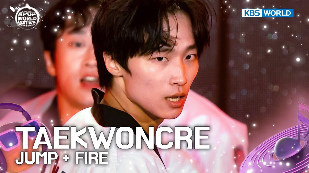 TAEKWONCRE 태권크리 - JUMP (BLACKPINK) + FIRE (BTS) [2025 KWF in Changwon] | KBS WORLD TV 251113