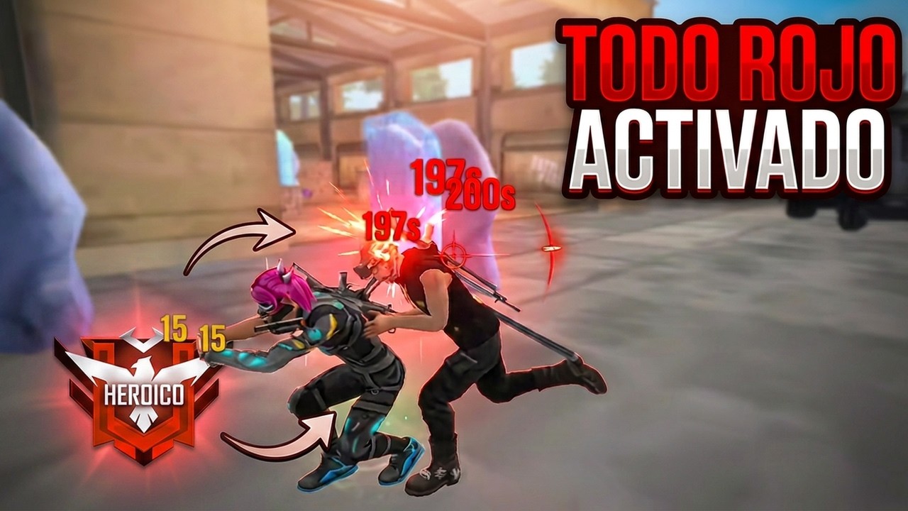 AIMBOT TODO ROJO PARA FREE FIRE | CUENTA PRINCIPAL SIN BAN
