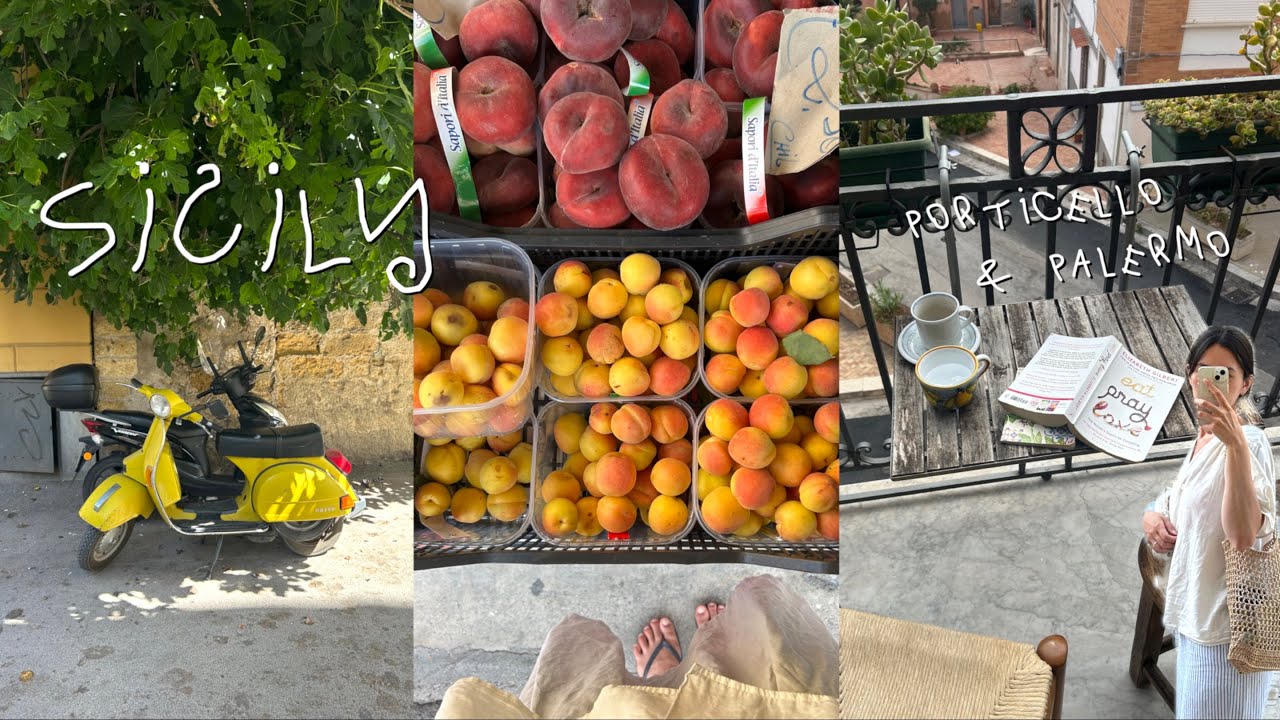 vlog. Sicily diaries!♡ Porticello, Palermo and back home..