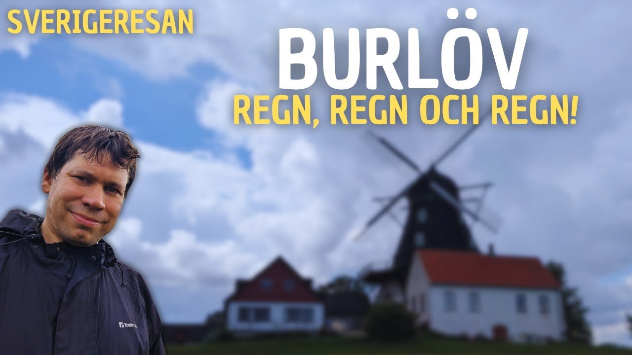 Sverigeresan: Regnar hela tiden i Burlöv!