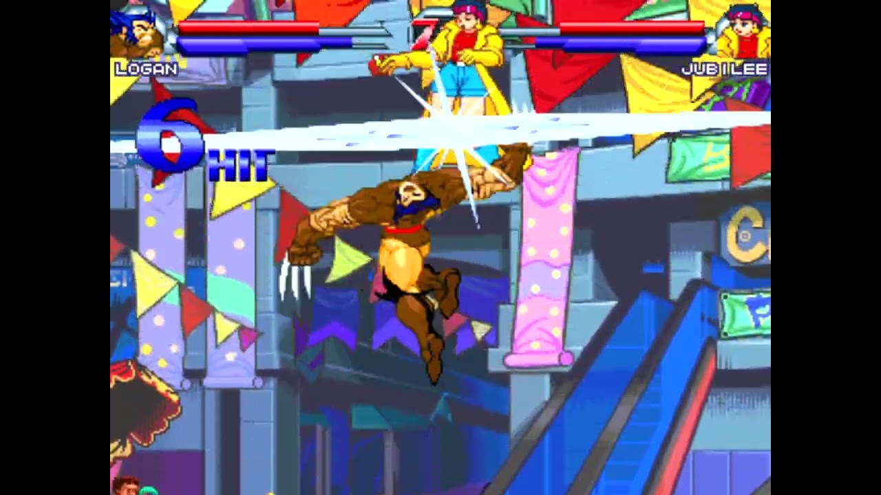 MUGEN - X-Men: Children of the Atom Remake - Logan Playthrough