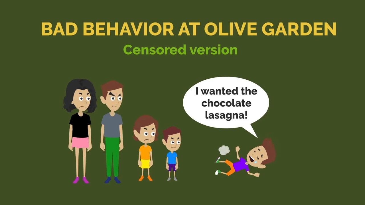 ЧИСТОТА: Митчелл плохо себя вел в ресторане Olive Garden.