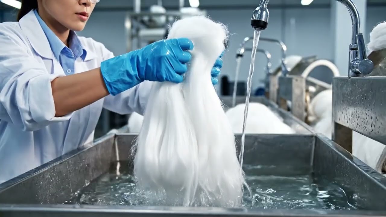 Inside a High-Tech Banana Stem Fiber Factory | From Stem to Natural Yarn