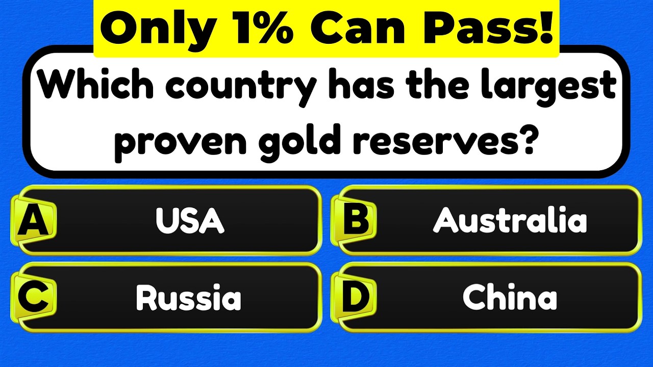 Don’t Try This Quiz Unless You’re a Genius!👑 Elite IQ Challenge – Only 1% Can Pass #trivia #gkquiz