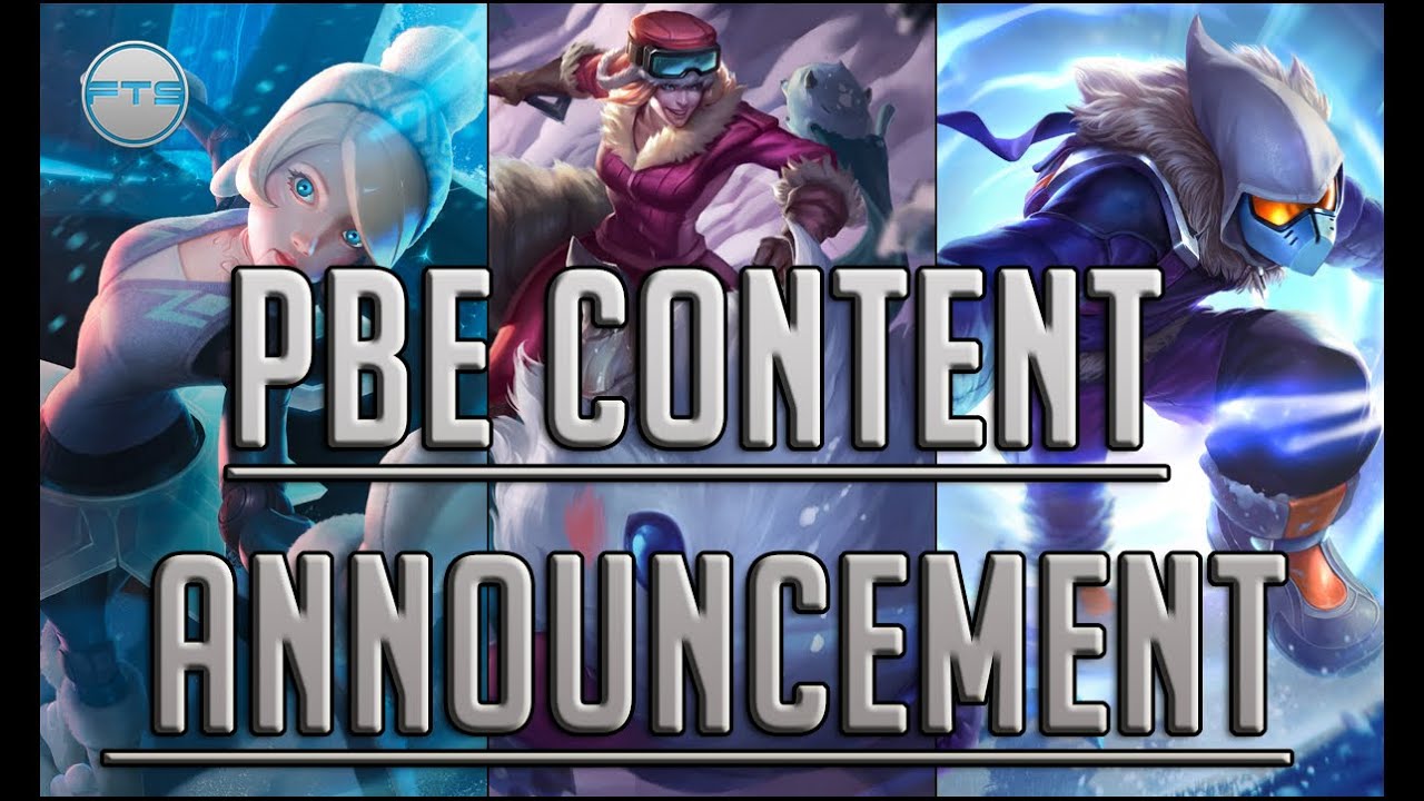 League of Legends - PBE Content Announcement