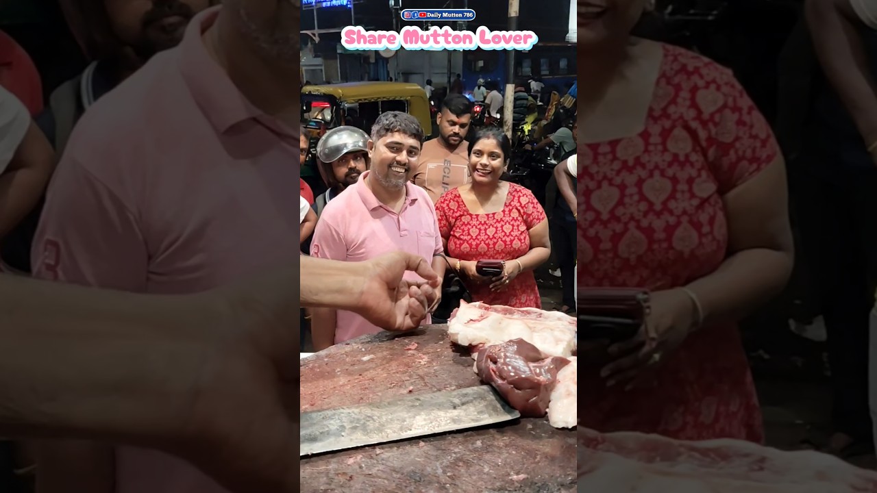 😱 The era of free is gone // 700 grams of Mutton Cutting for Rs. 700/- // Viral Mutton Shop Kolkata