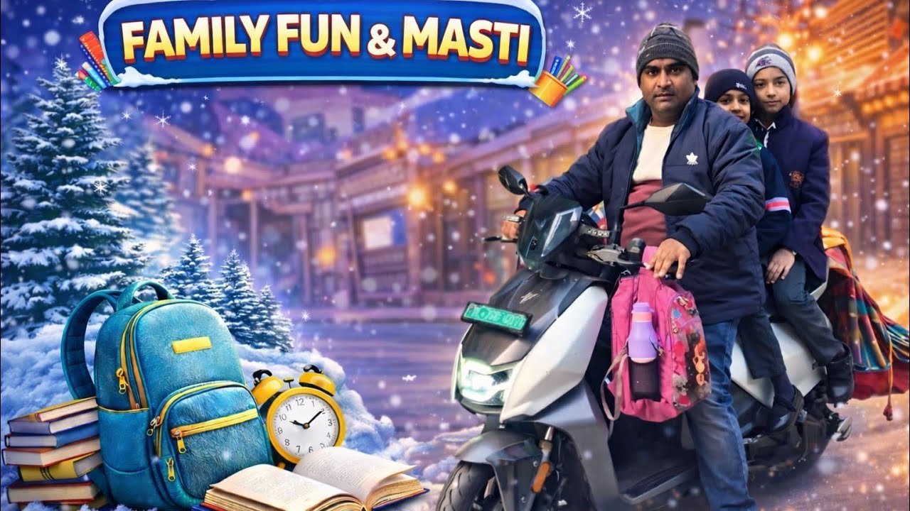 Back to School After Winter Vacation | Family Fun & Masti | Pinnyvlogs | 