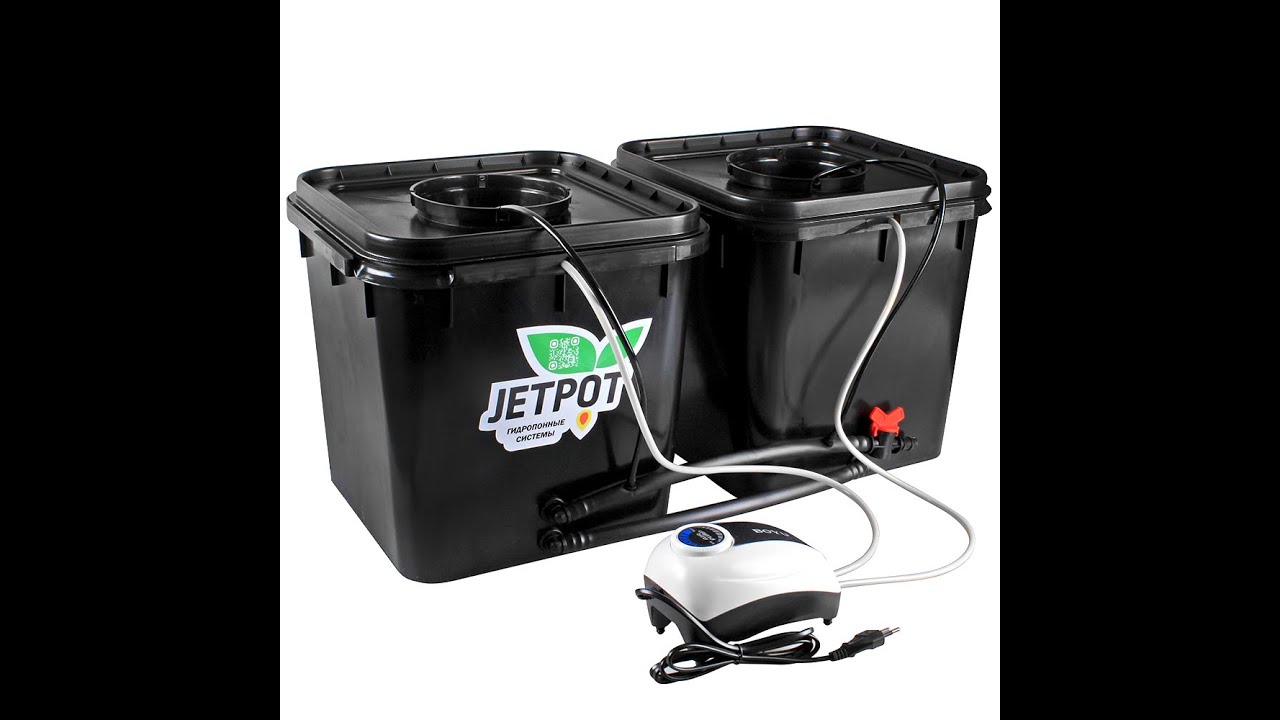Гидропонная система JetPot Aqua DWC Duo