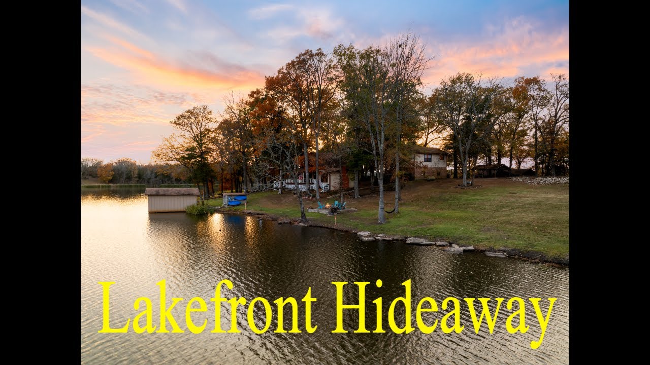 Lakefront Dream Property in Southeast Oklahoma FOR SALE.  1117 Peninsula Dr. Fort Towson Oklahoma