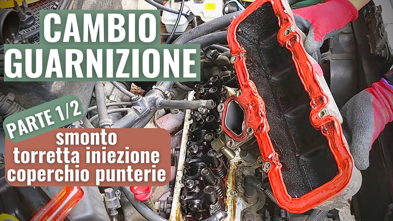 Sostituzione guarnizione coperchio punterie - parte 1/2