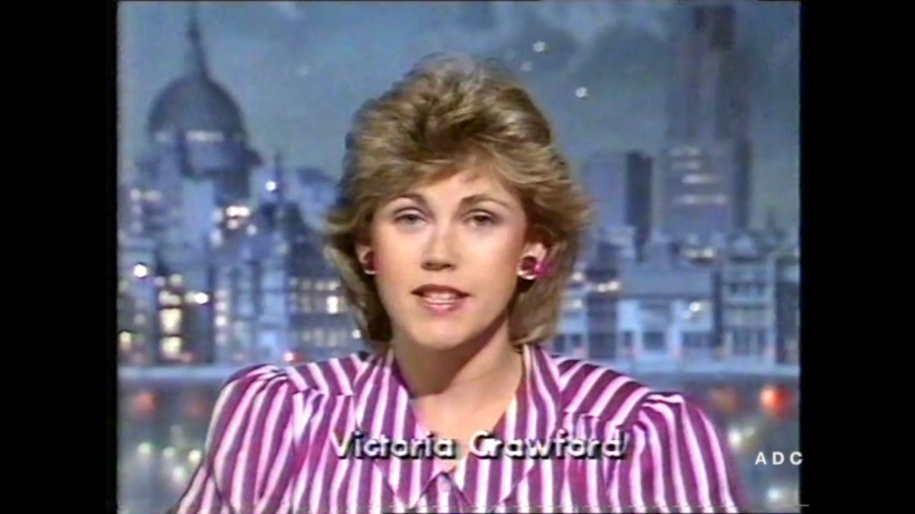 Thames slides, adverts & announcer Victoria Crawford in-vision 22nd into 23rd July 1987 1 of 3