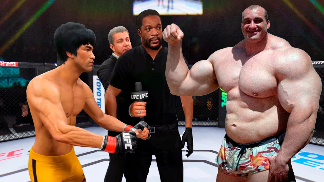 UFC4 Брюс Ли против Джорджа EA Sports UFC 4