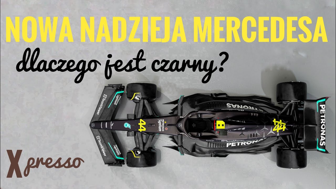 Mercedes W14 - czy Formuła 1 ma nowego faworyta? Dlaczego jest czarny? Xpresso 21